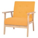 Vidaxl fauteuil tissu chaise de salon meuble mobilier de chambre  coucher 244657
