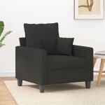 Vidaxl fauteuil si�ge avec accoudoirs et dossier rembourr�s canap� avec coussin meuble de salle de s�jour ...