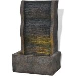 Vidaxl fontaine dintrieur avec lumire led poly - rsine dcoration intrieur 242354