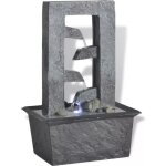 Fontaine dint�rieur - vidaxl - poly - r�sine - �clairage led - r�sistante aux uv - d�coratif