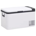 Vidaxl glacire avec poigne noir et blanc 18 l pp et pe glacire lectrique rfrigrateur  compresseur ...