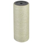 Griffoir pour chats - vidaxl - cylindrique - beige - sisal naturel - 20 cm de hauteur