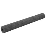 Vidaxl grillage acier avec revêtement en pvc 25x12 m gris Vidaxl grillage acier avec revêtement en pvc 25x12 m gris