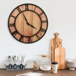 Vidaxl horloge murale horloge analogique horloge d�corative salon salle de s�jour chambre � coucher maison ...