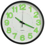 Vidaxl horloge murale lumineuse horloge analogique horloge d�corative salon salle de s�jour chambre � ...
