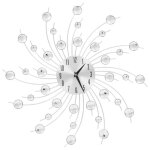 Vidaxl horloge murale avec mouvement  quartz design moderne pendule de salon 50643