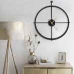 Vidaxl horloge murale dcoration horloge analogique horloge dcorative salon salle de sjour bureau maison ...
