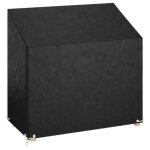 Vidaxl housse de banc de jardin 8 ?illets 130x70x70 - 88 cm polythylne 319338