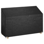Vidaxl housse de banc de jardin 8 ?illets 190x70x70 - 88 cm polythylne 319340