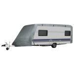Vidaxl housse de roulotte taille s gris