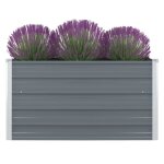 Vidaxl jardinire bac  plante pot  fleurs bac  fleurs lgumes herbes vranda jardin patio extrieur ...
