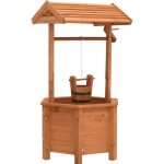 Jardinire - vidaxl - 40x40x84cm - bois de sapin - carr - durable