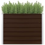 Vidaxl jardinire surleve pot  fleurs cache - pot pot  plante bac  plante vranda jardin balcon ...