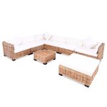 Vidaxl jeu de canaps 27 pcs salon de jardin mobilier de patio meubles de terrasse mobilier dextrieur ...