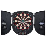 Vidaxl jeu de fl�chettes electrique avec fl�chettes cible plaque machine � fl�chettes avec �cran lcd ...