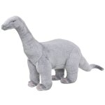 Vidaxl jouet en peluche dinosaure brachiosaurus gris xxl 91345