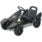 Vidaxl kart  pdale avec sige ajustable noir