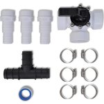 Vidaxl kit de drivation pour chauffage solaire de piscine