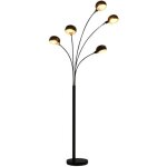 Vidaxl lampadaire lampe sur pied lampe de sol lampe  arc lumire eclairage salon chambre  coucher maison ...