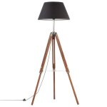 Vidaxl lampadaire à trépied marron lampe sur pied lampe à piédestal salon salle de séjour maison intérieur ... Vidaxl lampadaire à trépied marron lampe sur pied lampe à piédestal salon salle de séjour maison intérieur ...