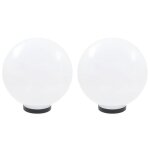 Vidaxl 2x lampe à led sous forme de boule sphérique chemin Éclairage de jardin 50656 Vidaxl 2x lampe à led sous forme de boule sphérique chemin Éclairage de jardin 50656