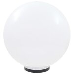 Vidaxl 2x lampe  led sous forme de boule sphrique terrasse clairage jardin 50658