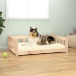 Vidaxl lit pour chien 955x655x28 cm bois de pin solide 833255