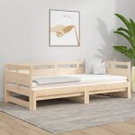 Vidaxl lit coulissant bois de pin solide 2x(90x190) cm 820322 Vidaxl lit coulissant bois de pin solide 2x(90x190) cm 820322