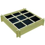 Vidaxl lit surlev 90 x 90 x 20 cm bois imprgn
