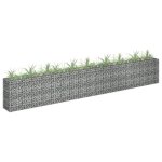 Vidaxl lit sur�lev� � gabion parterre de fleurs plantes jardin terrasse ext�rieur arri�re - cour jardini�re ...