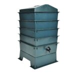 Vidaxl lombricomposteur 4 plateaux 42 x 42 x 60 cm 40585
