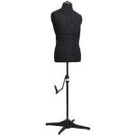 Vidaxl mannequin de couture ajustable pour homme noir taille 37 - 45