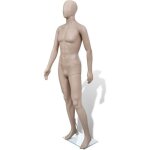 Vidaxl mannequin de vitrine homme tte ronde