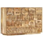 Vidaxl meuble alphabétique avec 6 tiroirs 120x35x79 cm manguier massif 247712 Vidaxl meuble alphabétique avec 6 tiroirs 120x35x79 cm manguier massif 247712