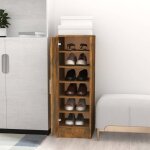 Vidaxl meuble  chaussures chne fum 32x35x92 cm bois dingnierie 816017