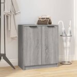 Vidaxl meuble � chaussures sonoma gris 59x35x70 cm bois ding�nierie817103