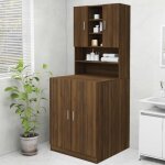 Vidaxl meuble pour machine � laver ch�ne marron 705x255x90 cm 815947