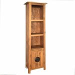 Armoire de salle de bain - vidaxl - 246036 - bois pin massif - 48x32x170cm - style rtro
