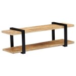 Vidaxl meuble tv 130 x 40 x 40 cm bois de manguier massif Vidaxl meuble tv 130 x 40 x 40 cm bois de manguier massif