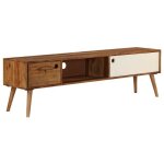 Vidaxl meuble tv salon support tv armoire t�l�vision bois de sesham massif 246224