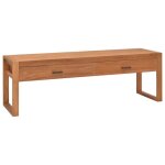 Vidaxl meuble tv 140x40x45 cm bois de teck recycl�