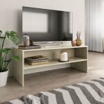 Vidaxl meuble tv ch�ne sonoma 100 x 40 x 40 cm agglom�r�