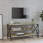 Vidaxl meuble tv chêne sonoma 100x40x50 cm bois dingénierie 825793 Vidaxl meuble tv chêne sonoma 100x40x50 cm bois dingénierie 825793
