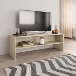 Vidaxl meuble tv ch�ne sonoma 120 x 40 x 40 cm agglom�r�