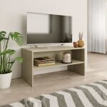 Vidaxl meuble tv ch�ne sonoma 80 x 40 x 40 cm agglom�r�