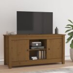 Vidaxl meuble tv marron miel 103x365x52 cm bois de pin massif 814587 Vidaxl meuble tv marron miel 103x365x52 cm bois de pin massif 814587