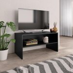 Vidaxl meuble tv noir 80 x 40 x 40 cm agglom�r�