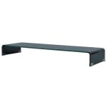 Vidaxl meuble tv / support pour moniteur 110 x 30 x 13 cm verre noir
