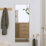 Vidaxl miroir mural 30x80 cm verre rectangulaire 350444