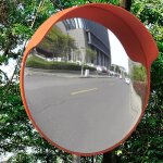 Vidaxl miroir de trafic convexe dext�rieur plastique pc orange 45 cm